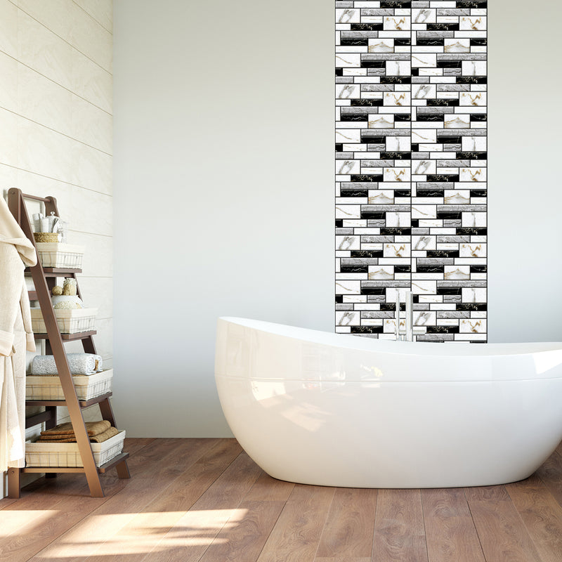 24Kind 3D Self adhesive Wallpaper PE Foam Wall Sticker Tile Brick Home Wall Decoration