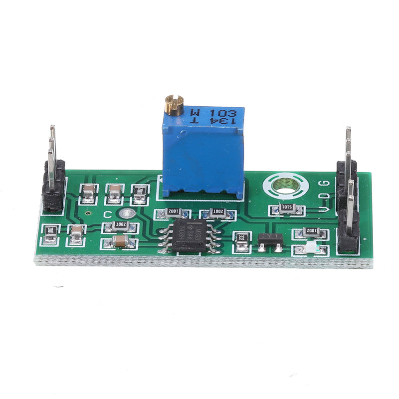 LM393 Voltage Comparator Module Signal Waveform Adjustable High Low Level/Load Drive Dual Channel 4.5-28V High Voltage Module