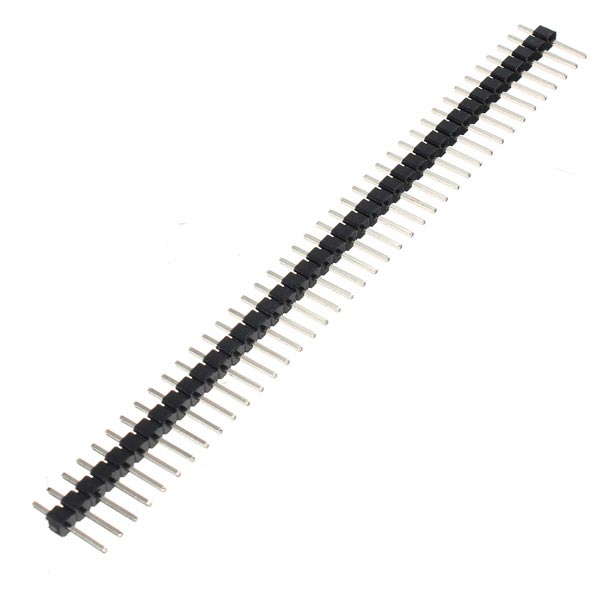 10 Pcs 40 Pin 2.54mm Single Row Male Pin Header Strip