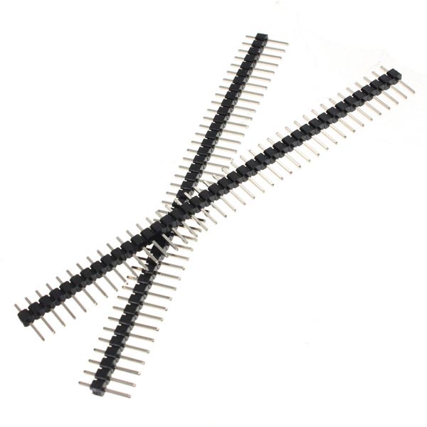 10 Pcs 40 Pin 2.54mm Single Row Male Pin Header Strip