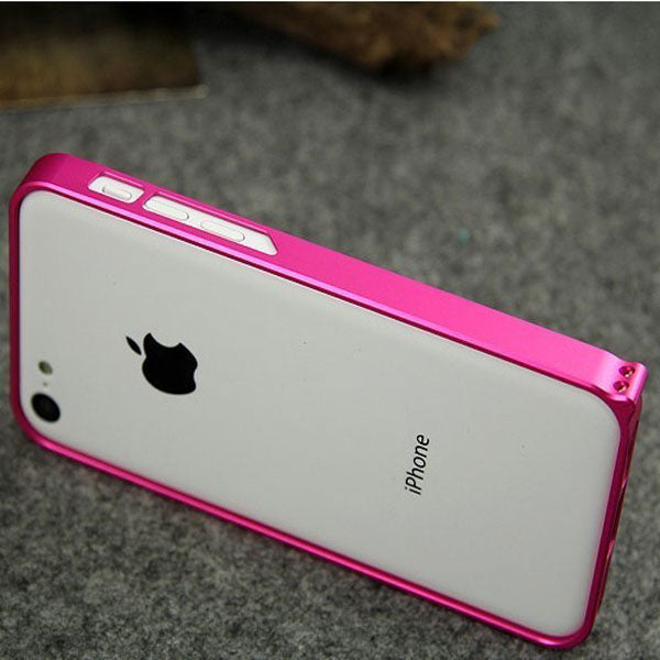 Colorful Metal Frame Chassis Bumper Case Cover For iPhone 5C