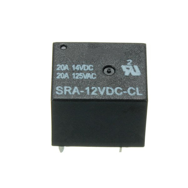 5 Pin Relay 12V DC 20A Coil Power Relay SRA-12VDC-CL