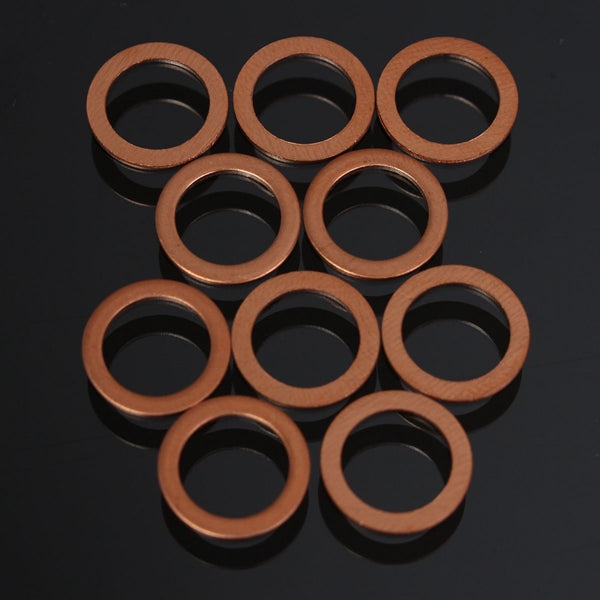 10pcs M10 Standard Copper Motorcycle Braided Clutch Brake Hose Washers Enhancement