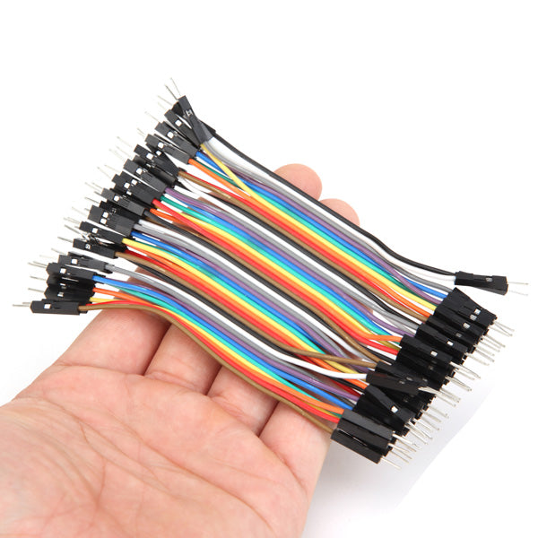 40pcs 10cm Male To Male Jumper Cable Dupont Wire