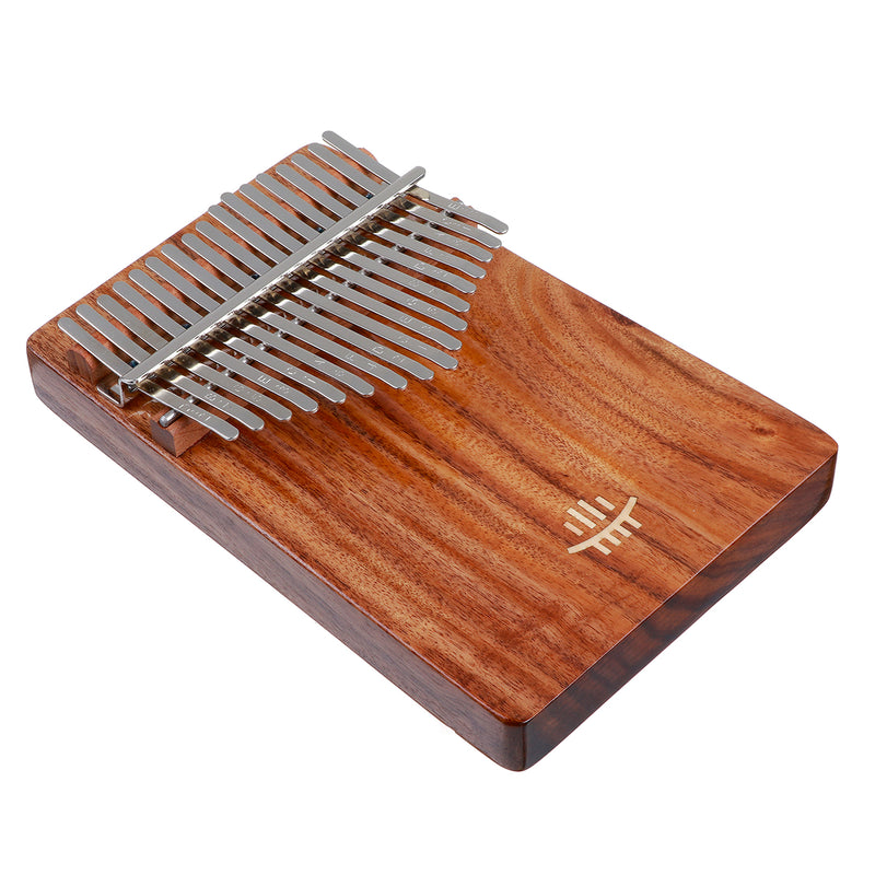 HLURU 17 Key Kalimba Finger Instrument Thumb Piano Song Book Stickers Kalimba Kit +Bag