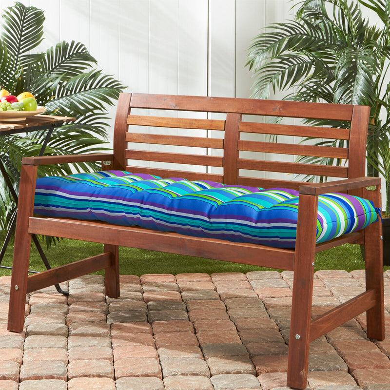 Garden Bench Patio SEAT PADS Chair Cushion Swing 3 Seater OUTDOOR 150x50x10CM