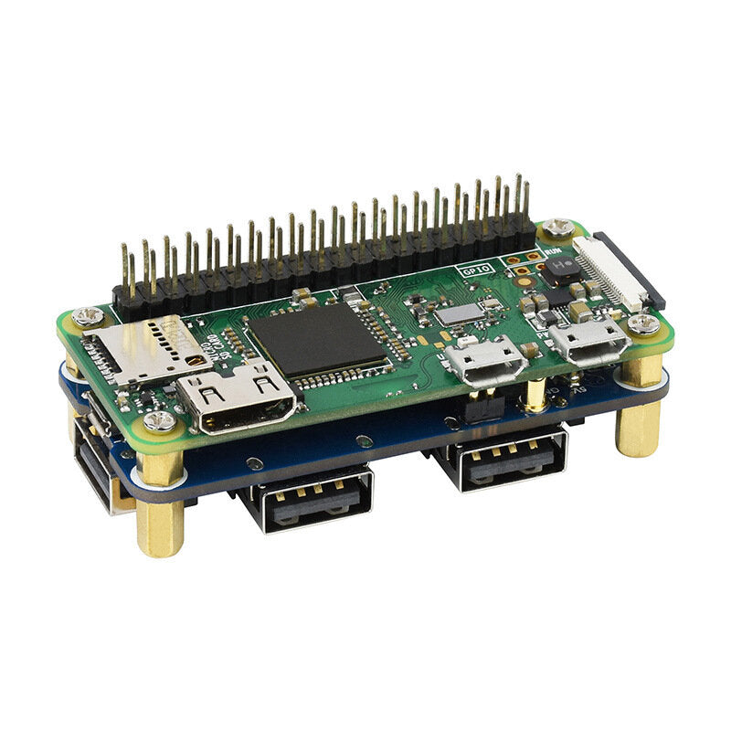 Raspberry Pi Zero USB Hub Box 2W 4-way USB2.0 Expansion Board with Shell Kit