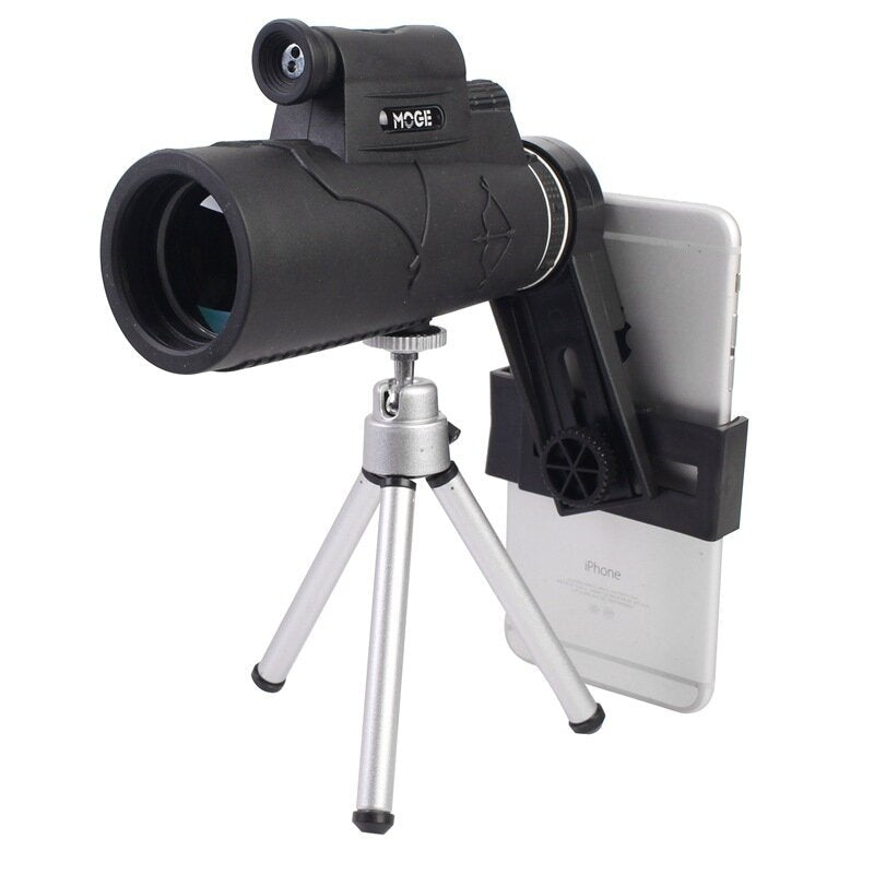 MOGE 50x60 Monocular Telescope With Lamp Lighting Long-range High-power Telescope For Outdoor Hunting CampingTravel