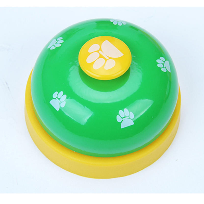 Pet Press Jingle Dog Cat Trainer Pet Intelligence Toy Footprints Press Bells Dog Paw Prints Ringer