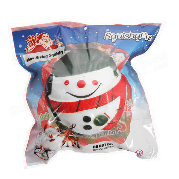 SquishyFun Squishy Snowman Christmas Santa Claus 7cm Slow Rising With Packaging Collection Gift