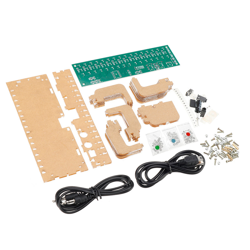 WangDaTao DIY Single-row Breathing Music Spectrum Kit Soldering Practice Production kit