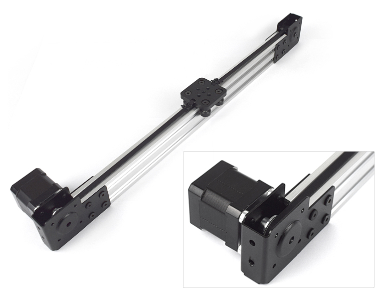 Machifit V-Slot Linear Actuator End Mount Nema17 Motor End Mount Plate for 2040 Aluminum Extrusions CNC Parts