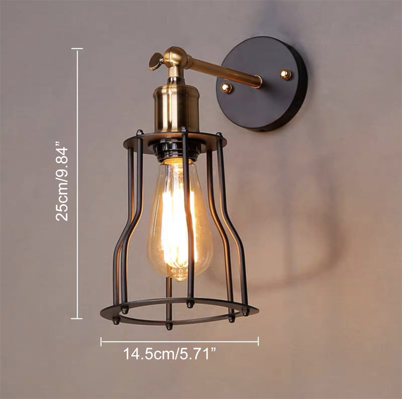 E27 Vintage Wall Light Home Bar Sconce Lamp Corridor Fixture Decoration AC85-265V