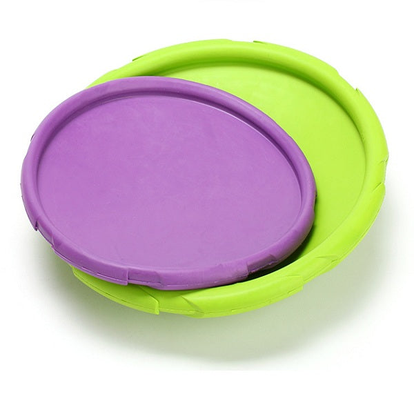 Yani-HP-PT5 Dog Pet Toys Natural Rubber Flying Catch Toy Pets Toy Soft Training Plate Floating Disc