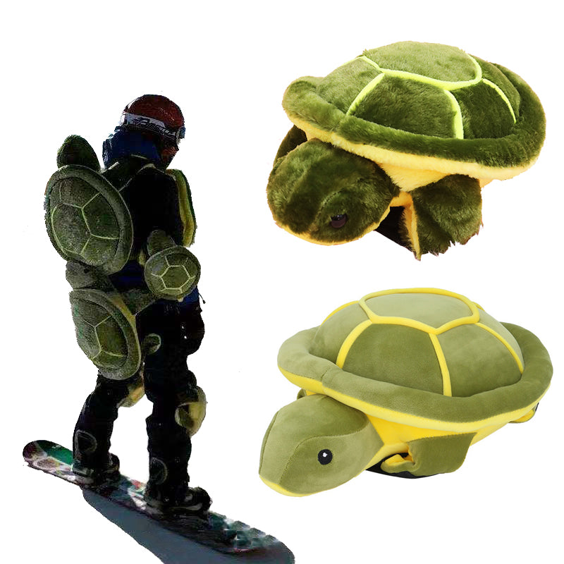 Multi-purpose Adult Ski Protective Equipment Cartoon Turtle Snowboard Hip & Knee Pad Cushion Toys