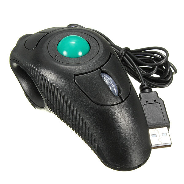 Handheld Wired Trackball Mouse Common to Both Hands Air Trackball Mouse