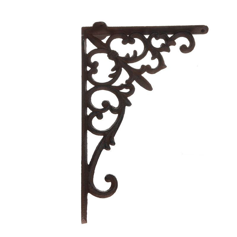 Retro Industrial Cast Iron Shelf Bracket Wall Mounted Shelf Supporter Garden