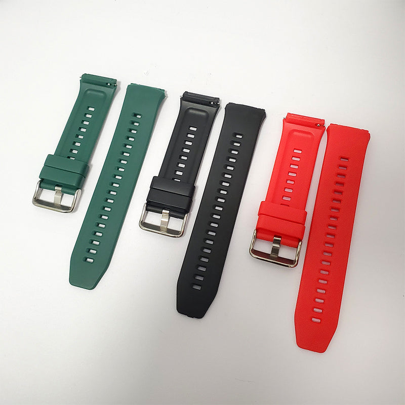 Solid Color Universal Replacement Soft Silicone Watch Band Watch Strap for Huawei GT 2e