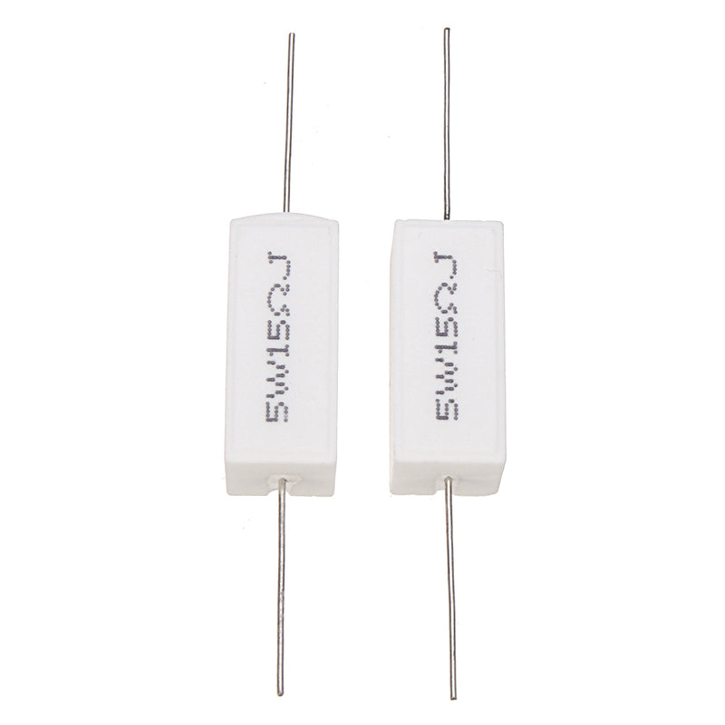 10pcs 5W 15 ohm 15R Ceramic Cement Resistor