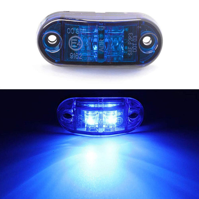 1PC LED Front Side Marker Indicator Light 12V 24V For Truck Van Trailers Boats