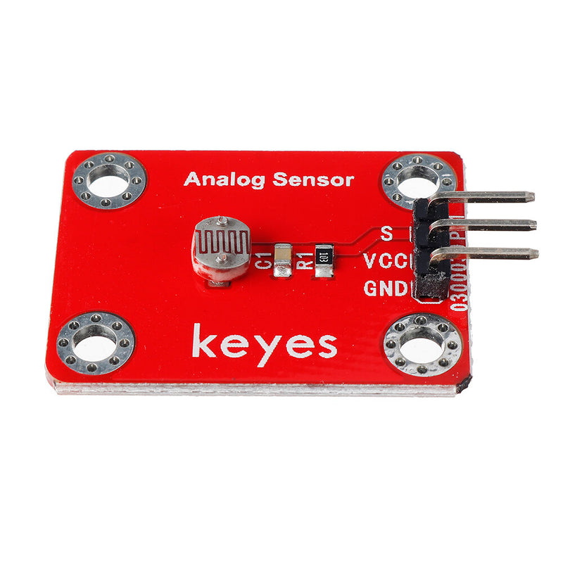 Keyes Brick Light Sensitive Resistance Sensor (pad hole) with Pin Header Analog Signal