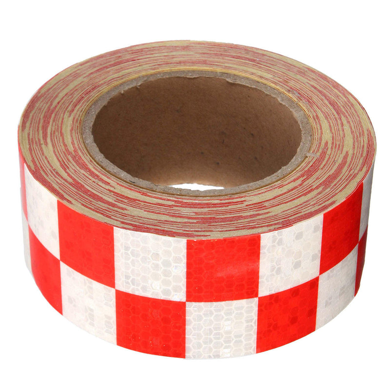 50mm x 20m Stripe Safety Reflective Self Adhesive Warning Tape Sticker