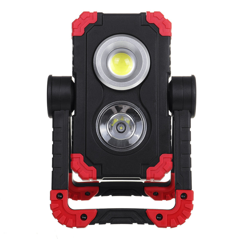 COB LED Work Light Camping Emergency Inspection Flashlight Spot Flood Lamp Stand