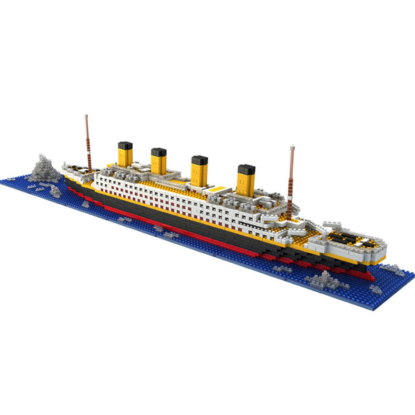 Titanic Model Micro Blocks Building Set Puzzle DIY Educational Toy Gift for Adults Children 1860pcs