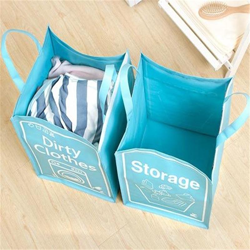 1Pc Clothes Laundry Storage Baskets Bag