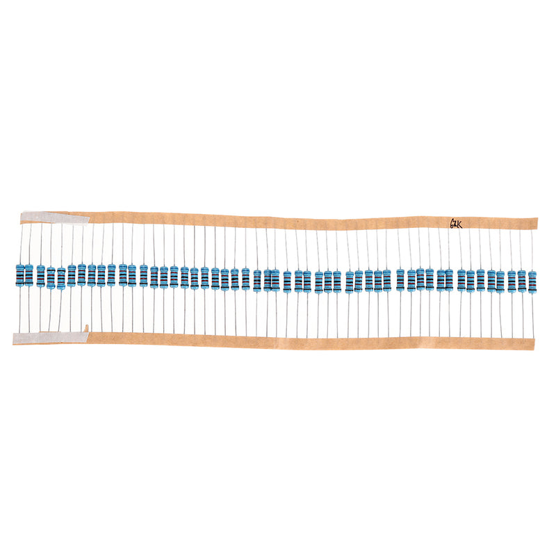 50pcs 1W 62KR Metal Film Resistor 1% 62Kohm Resistance