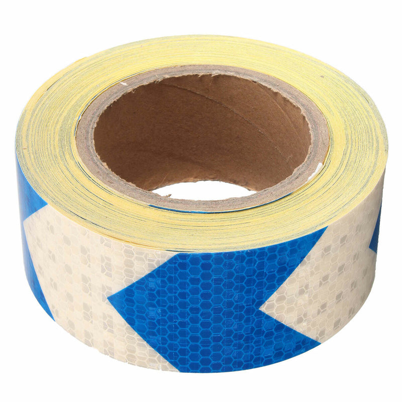 50mm x 20m Stripe Safety Reflective Self Adhesive Warning Tape Sticker