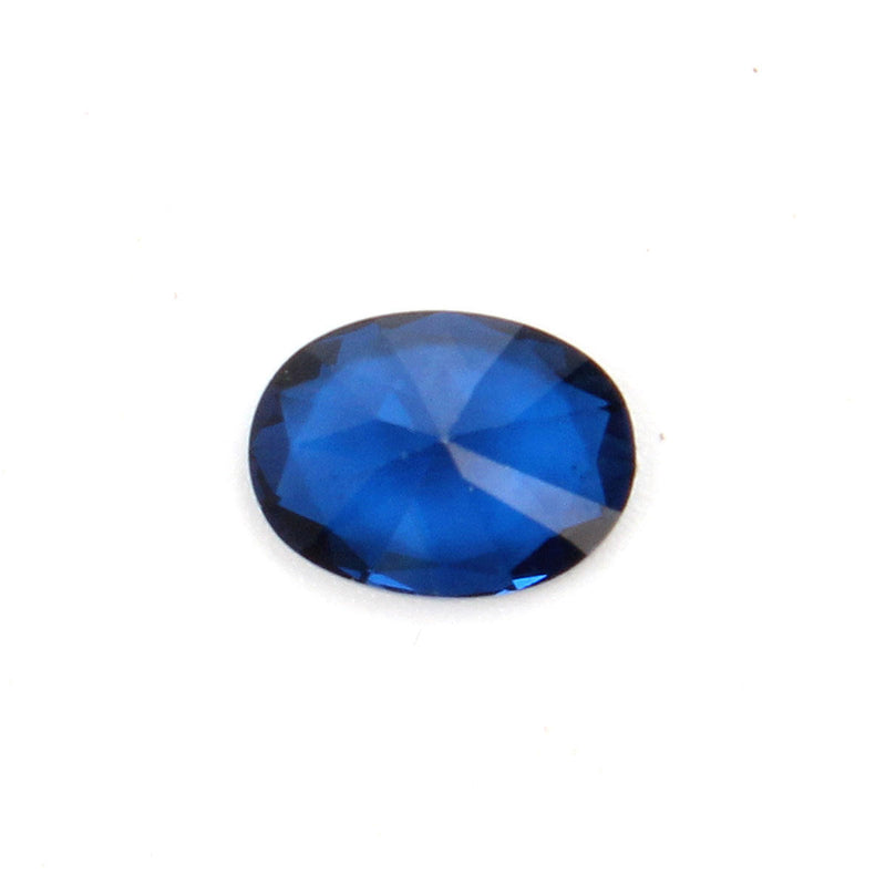 8x6mm Oval Dark Blue Gemstone DIY Design Lustrous Jewelry Making Accessories