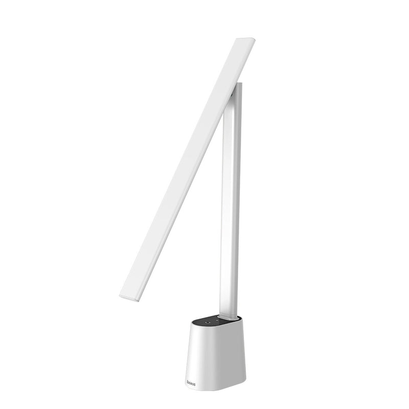 Baseus Smart Eye Rechargeable Folding Reading Desk Lamp White Shell Eye Protection Three color Mode Adjustable Brightness Study LED Lamp