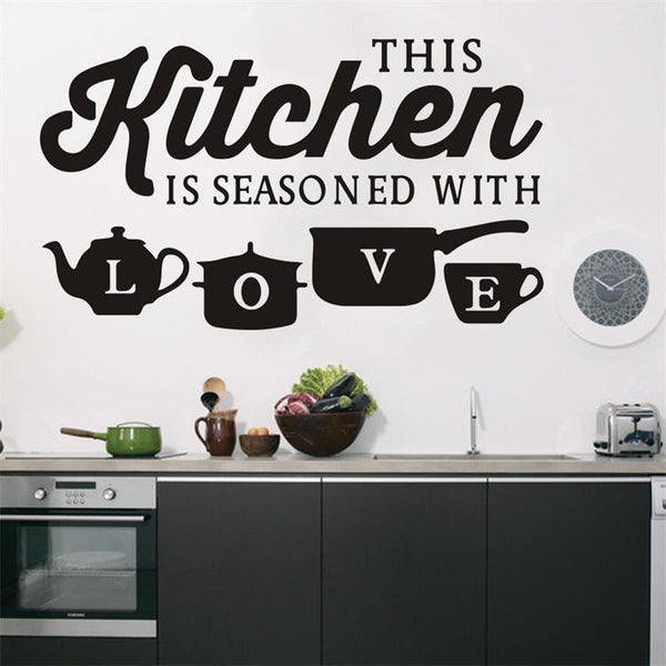 Miico 3D Creative PVC Wall Stickers Home Decor Mural Art Removable Special Kitchen Decor Sticker