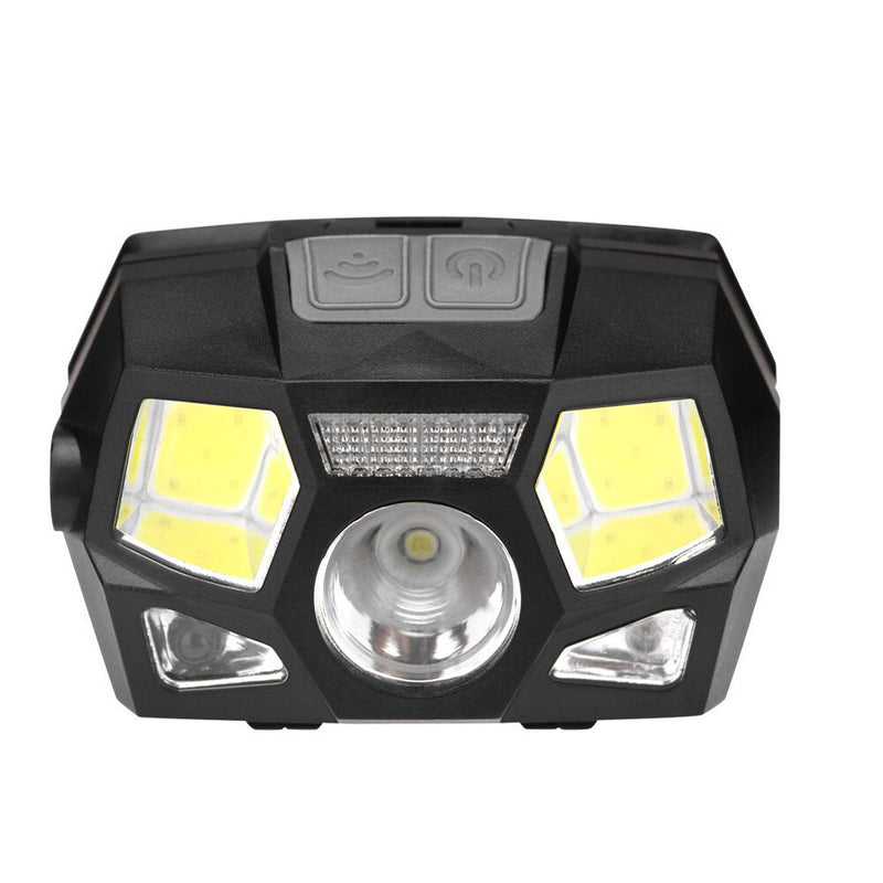 XPE+COB+LED 800LM Induction Sensor Headlamp 5 Modes IP65 Waterproof Flashlight Cycling Climbing Emergency Lantern