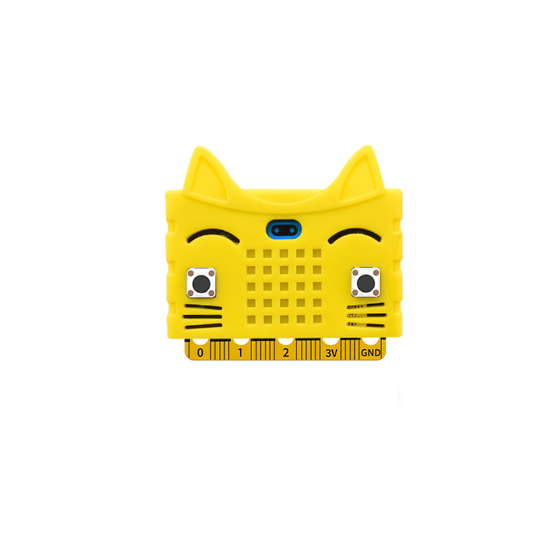 Silicone Protective Enclosure Cover Shell For micro:bit Motherboard Type A Cat Model