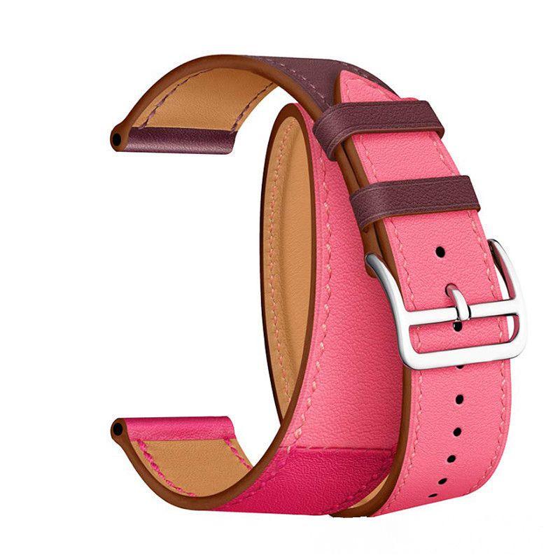 Bakeey 22mm Dual Color Genuine Leather Strap Replacement Watch Band for Huawei Honor magic