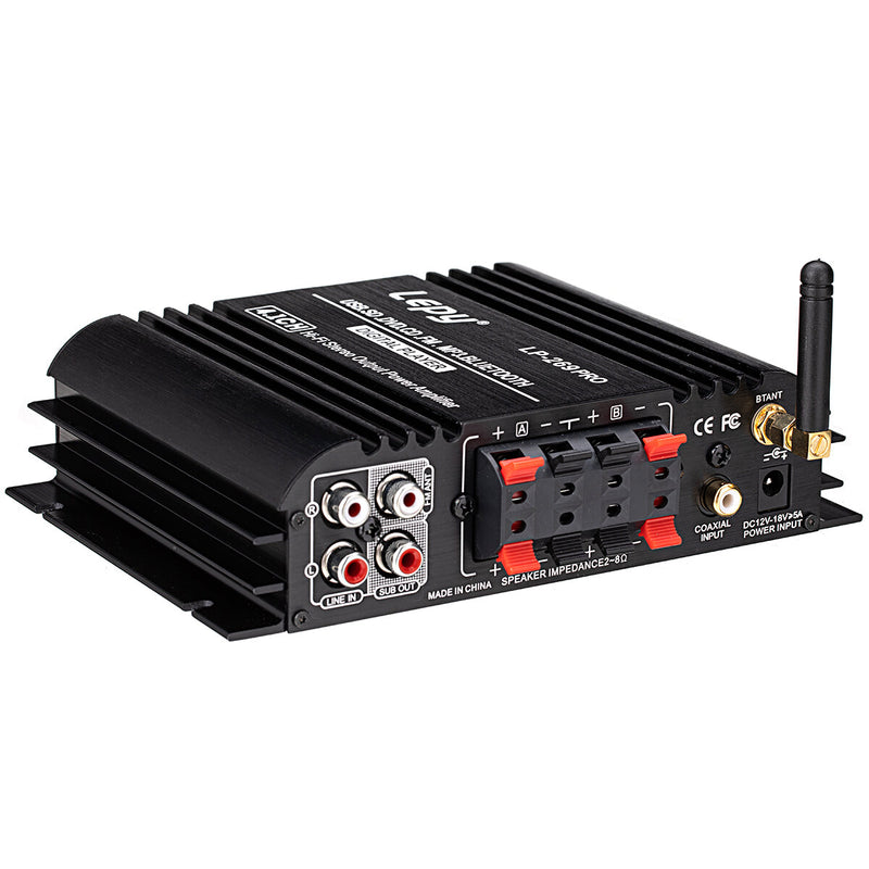 bluetooth Power Amplifier 4.1 Channel HIFI Sound Quality Amplifier FM Radio bluetooth Amplifier