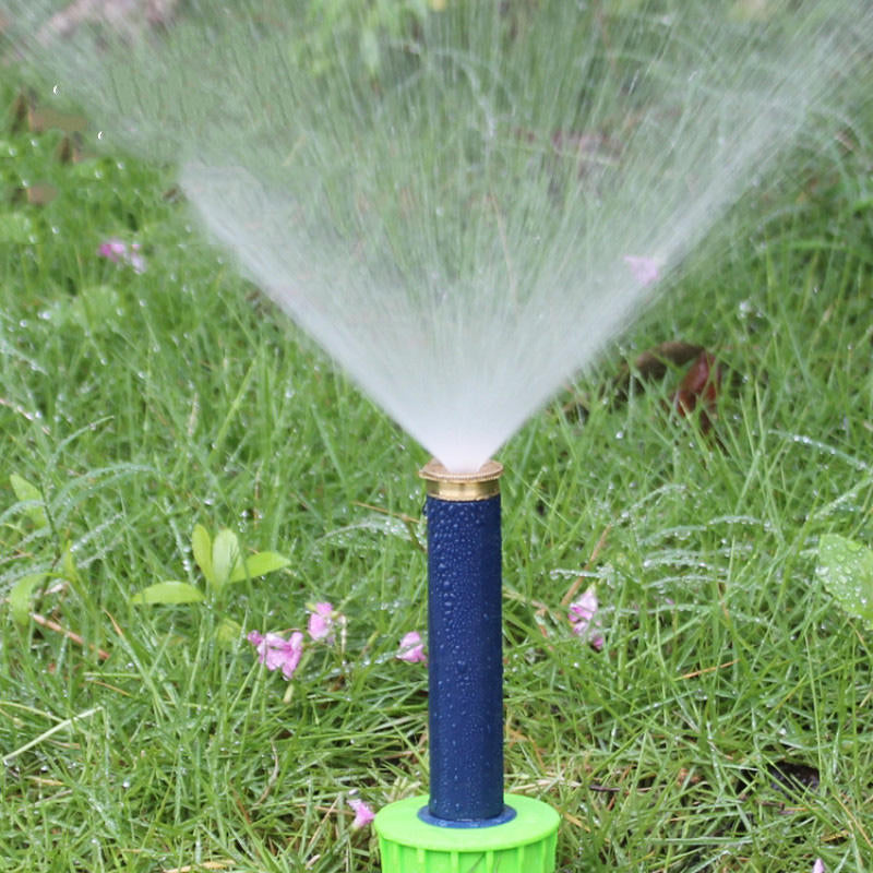 90/180/360 Degree Scattering P op-Up Sprinklers Garden Pure Copper Automatic Retractable Lawn Sprinkler Garden Watering Irrigation Tools Buried Nozzles Adjustable Nozzle