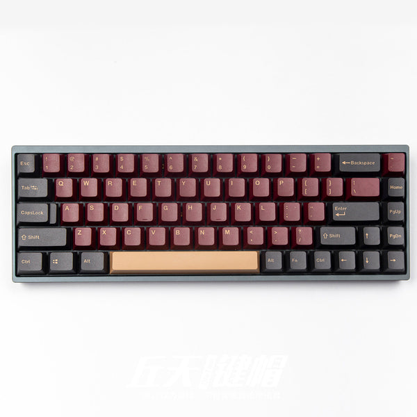 GMK Red OEM Profile Keycap 135 Keys Mechanical Keyboard DIY Custom PBT Double Shot 61 60 Black Retro Set Keycaps