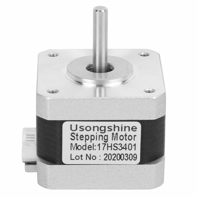 17HS3401 34mm Nema 17 Stepper Motor 42 Motor 42BYGH 1.3A 28N.cm 4-lead for 3D Printer CNC Laser Engraving