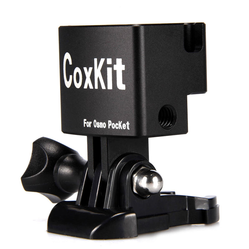 Coxkit Aluminum Alloy Gimbal Expansion Bracket Adapter With Base For GoPrO DJI OSMO Pocket Gimbal