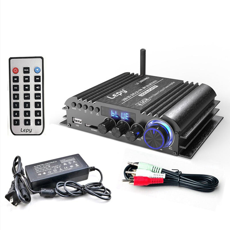 bluetooth Power Amplifier 4.1 Channel HIFI Sound Quality Amplifier FM Radio bluetooth Amplifier