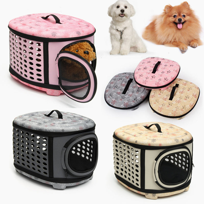 Small Pet Dog Cat Puppy Carrier Portable Cage Crate Transporter Bag