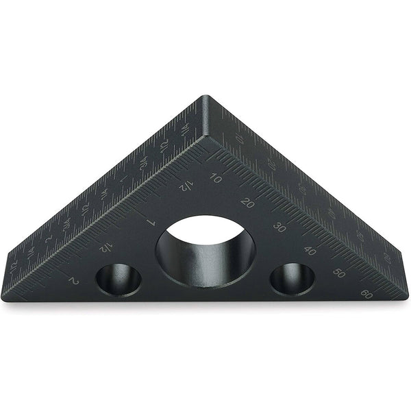 ETOPOO Woodworking Triangle Angle Ruler Aluminum Alloy 90 45 Degree Accuracy For Woodworkers Precision Measurement Tool