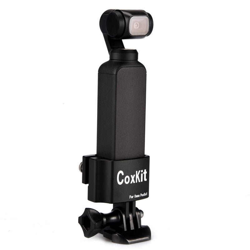 Coxkit Aluminum Alloy Gimbal Expansion Bracket Adapter With Base For GoPrO DJI OSMO Pocket Gimbal