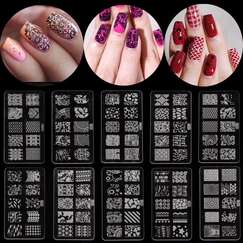 Acrylic Nail Art Image Stamp Printing Stamping Plate Template DIY Tool