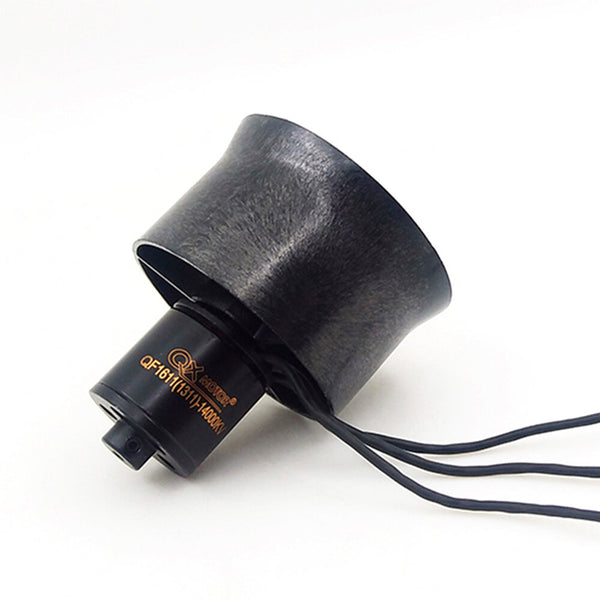 QX-MOTOR 30mm EDF 6-Blade Ducted Fan With QF1611-14000KV Brushless Motor 2-4S for RC Airplane