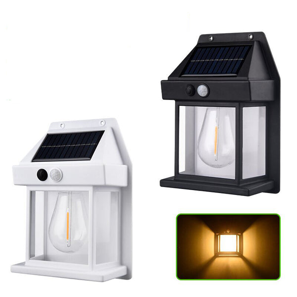 Outdoor Solar Light Tungsten Wire Waterproof Wall Light Garden Induction Light Garden Villa Night Light