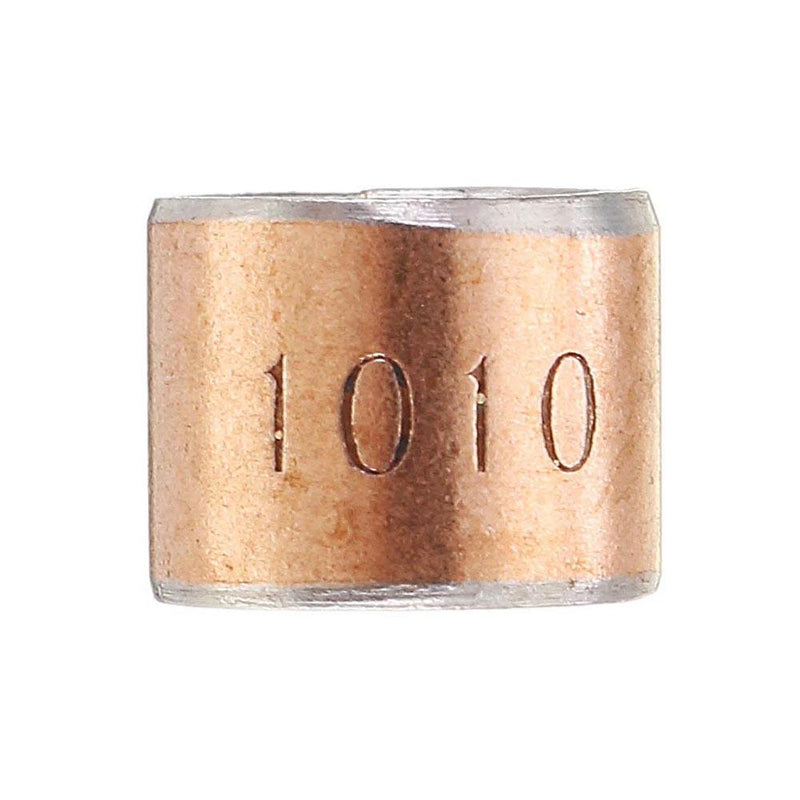 Machifit 10pcs 10x12x10mm Ball Bearing Bushes made of Copper Alloy - Bushing Bushing